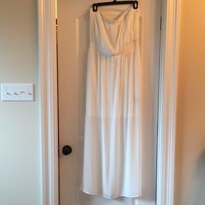 Strapless maxi dress